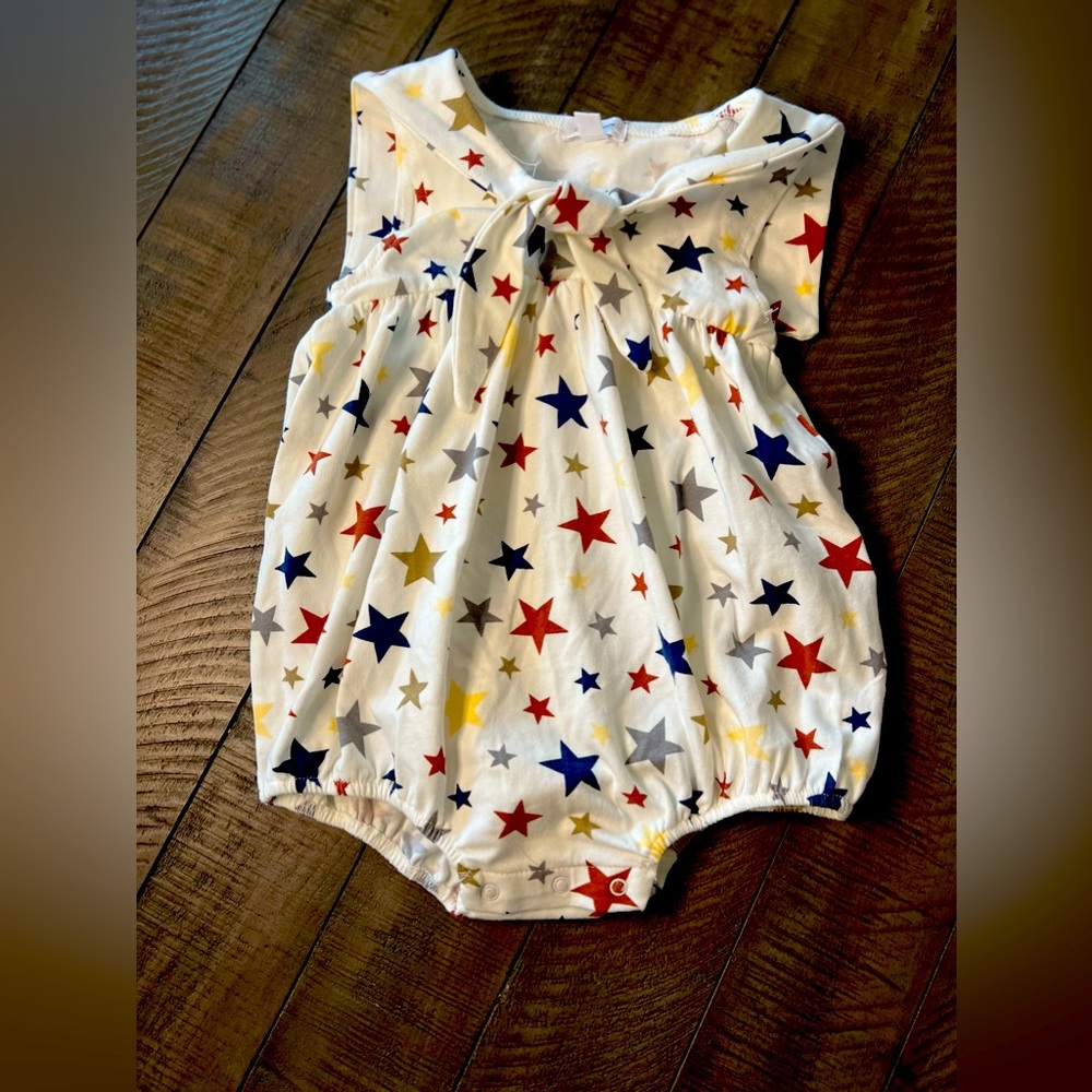Angel Deal Stars bubble romper